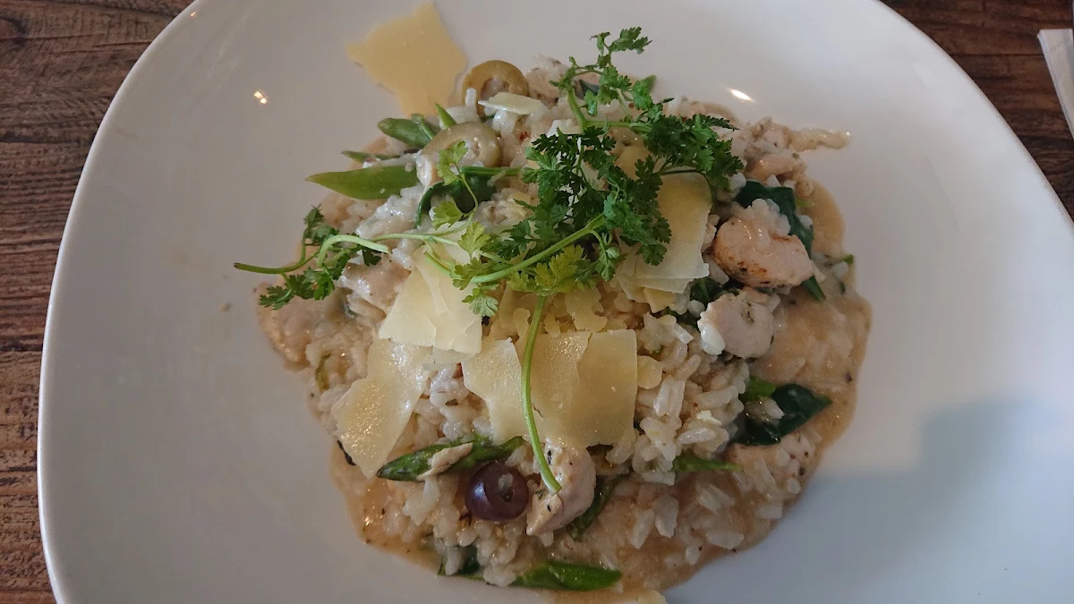 Chicken Risotto, Chino & Co