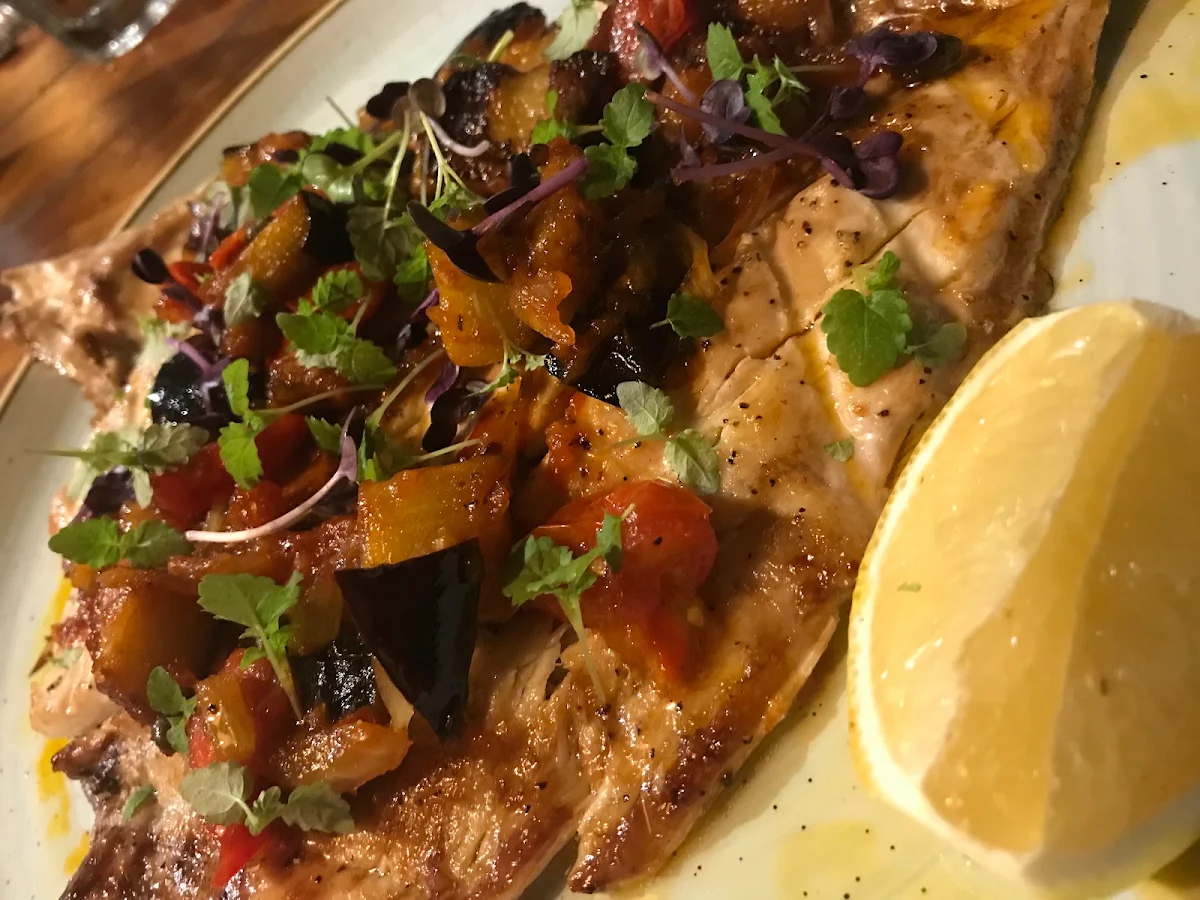 Fish, Capanno Trattoria Bar and Grill