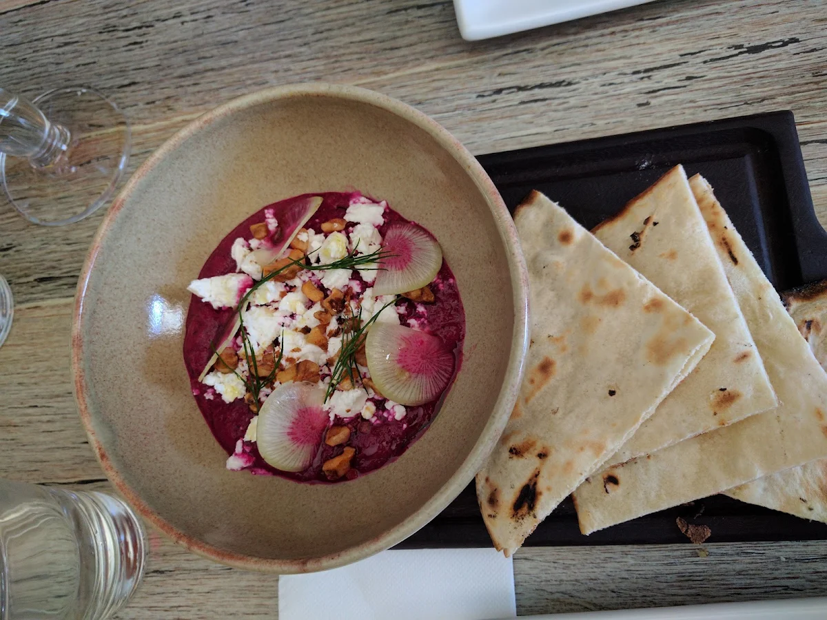 Beetroot Borani, Mestizo Bar and Latin Cuisine