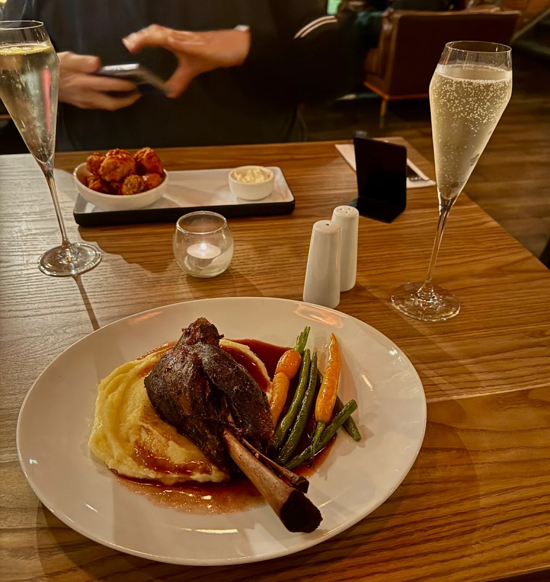 White Cheddar Mashed Potatoes, Wheat, Wine & Whisky