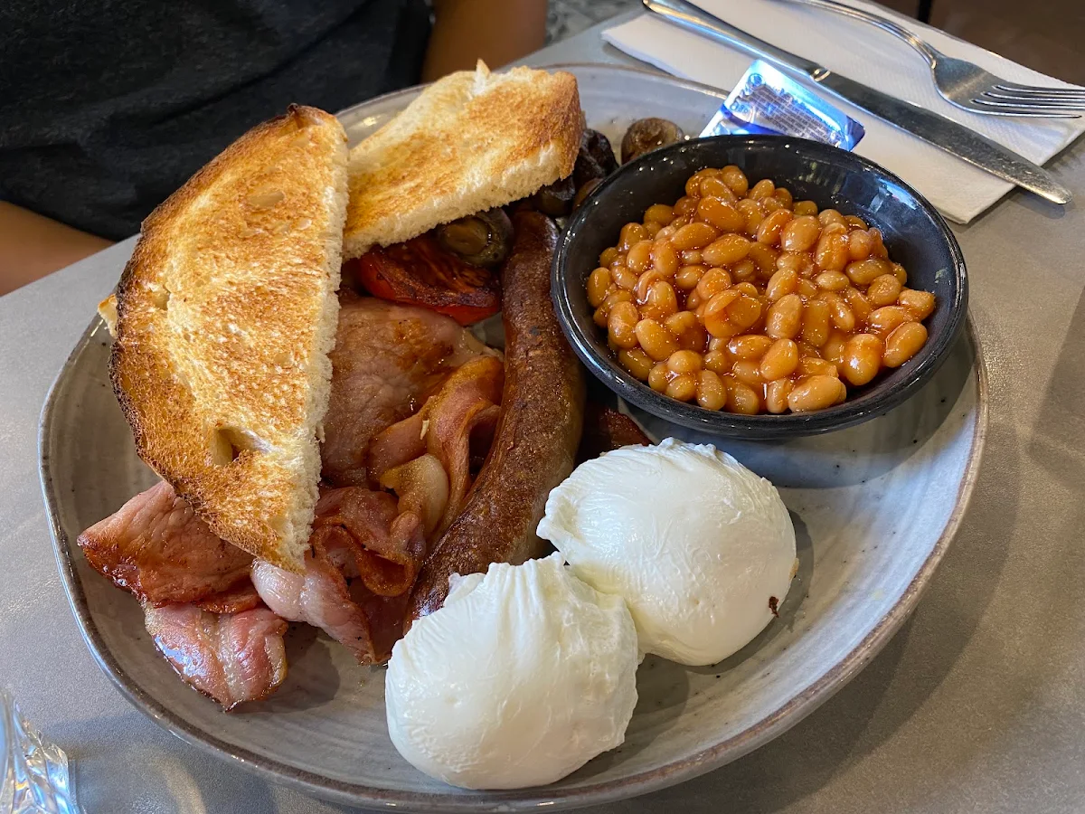 Bacon and Egg with BBQ Sauce on Turkish