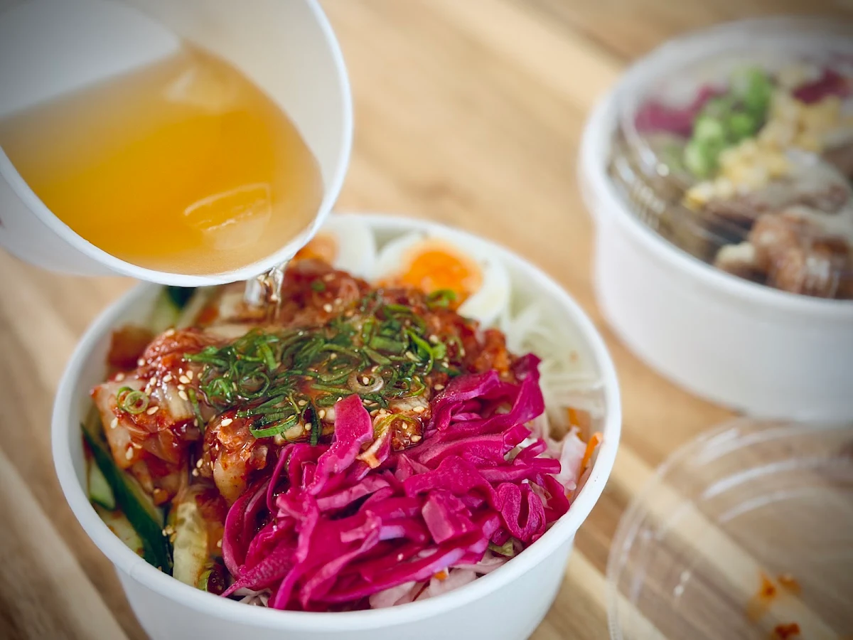 Kimchi Ice Noodle Soup