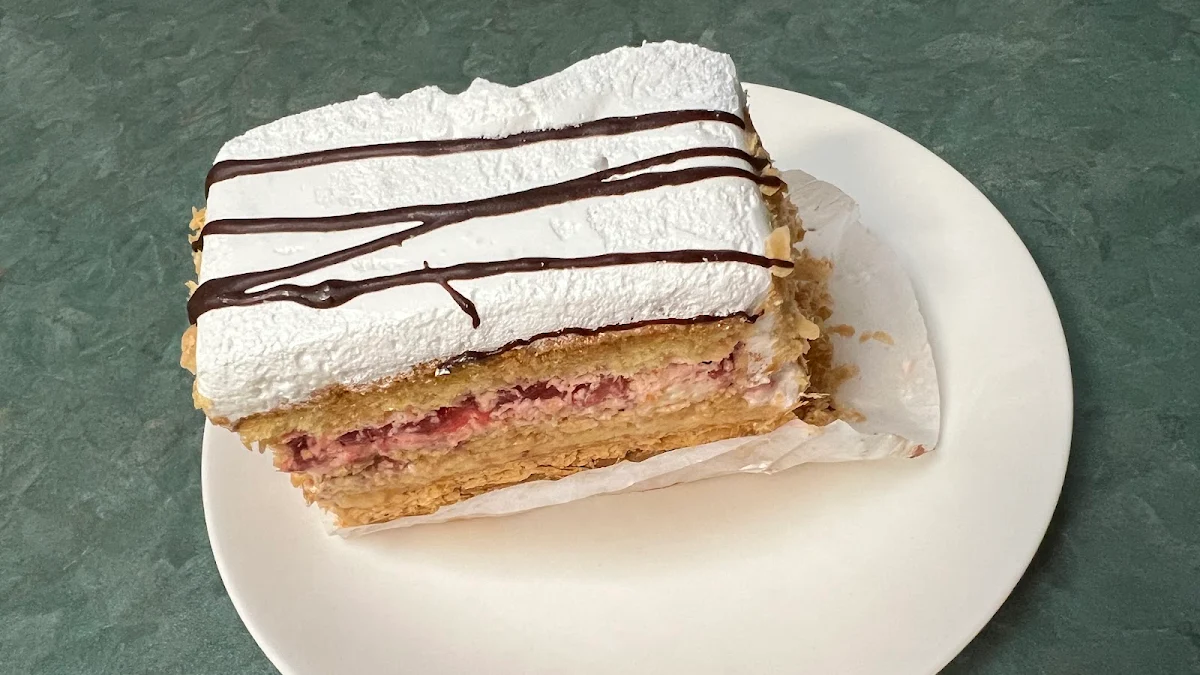 Half and Half Cake Slice, Marcianos Latin Bakehouse