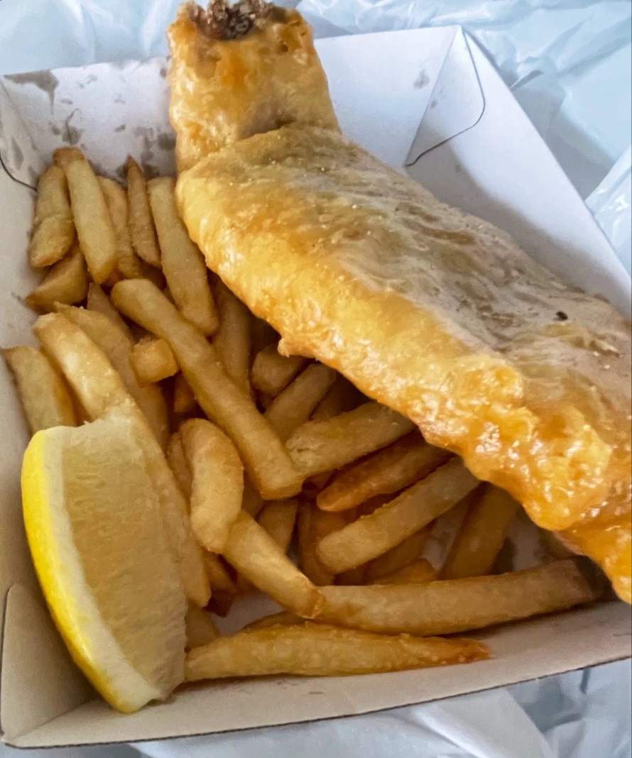 Fish and Chips, Flamed & Grilled Seafood