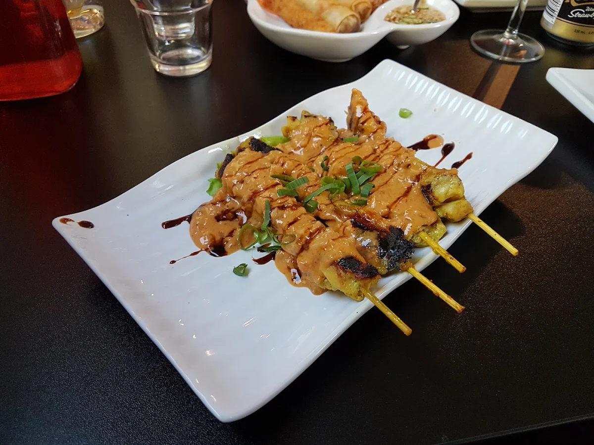 Satay Chicken, Thai Lemon Tree