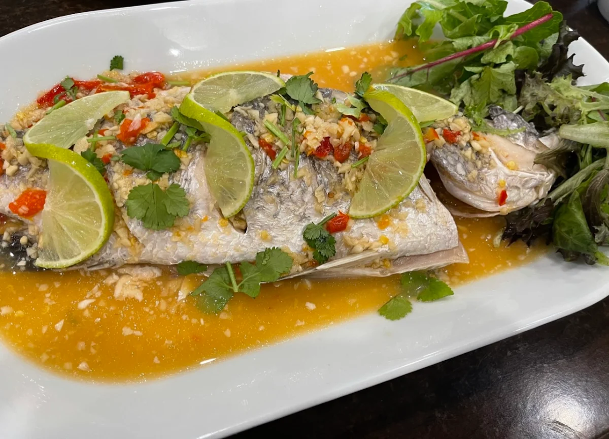 Steamed Fish, Thai Lemon Tree