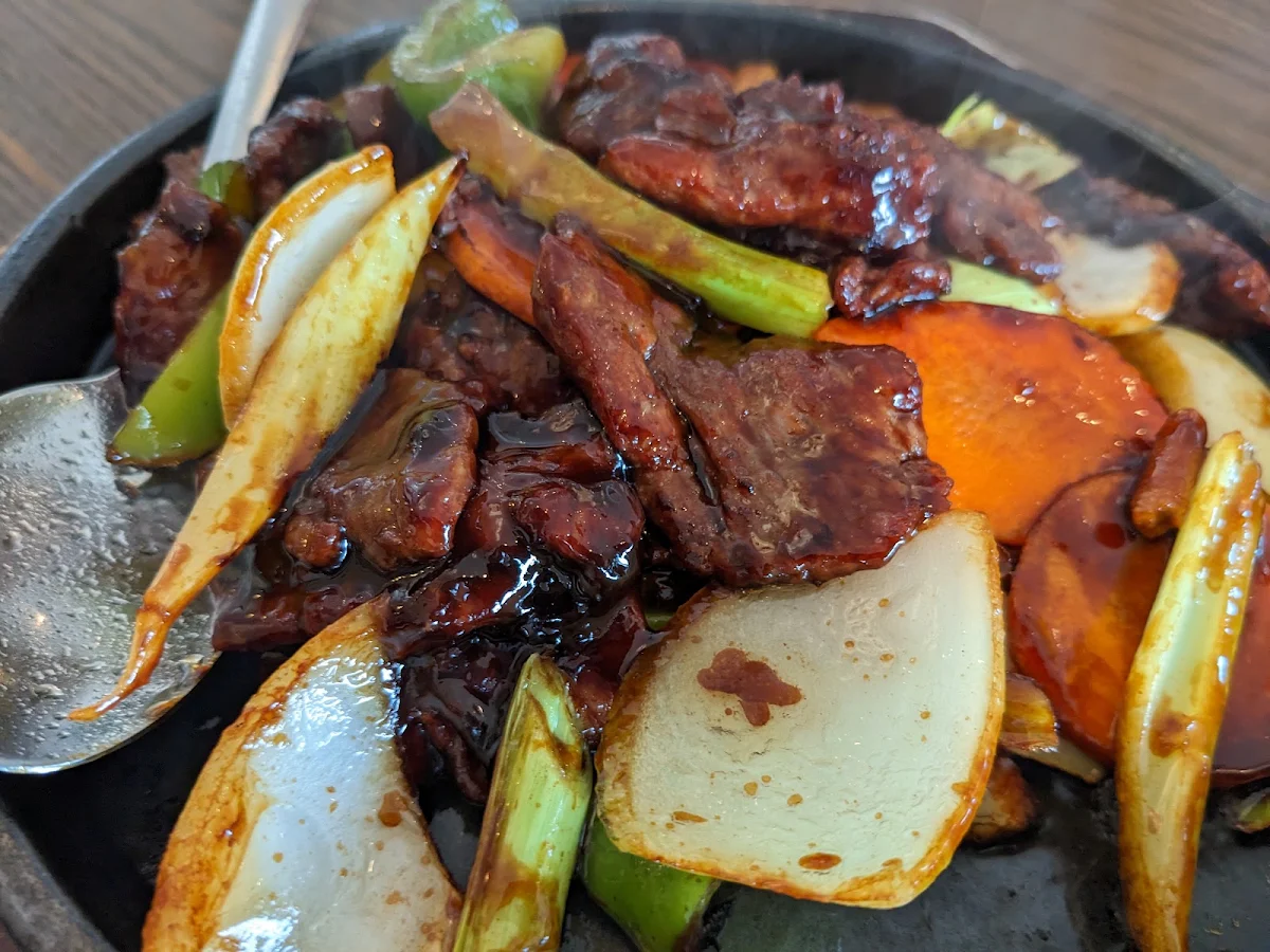 Sizzling Mongolian Lamb