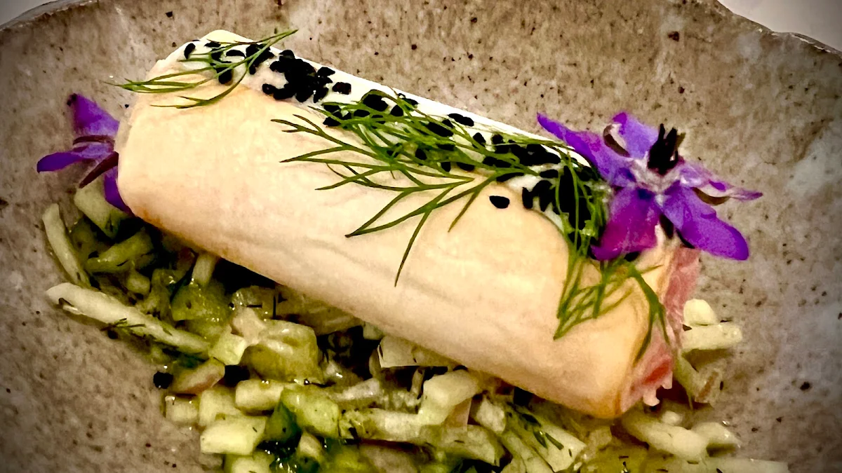 Tuna Stuffed Flakey Pastry Roll