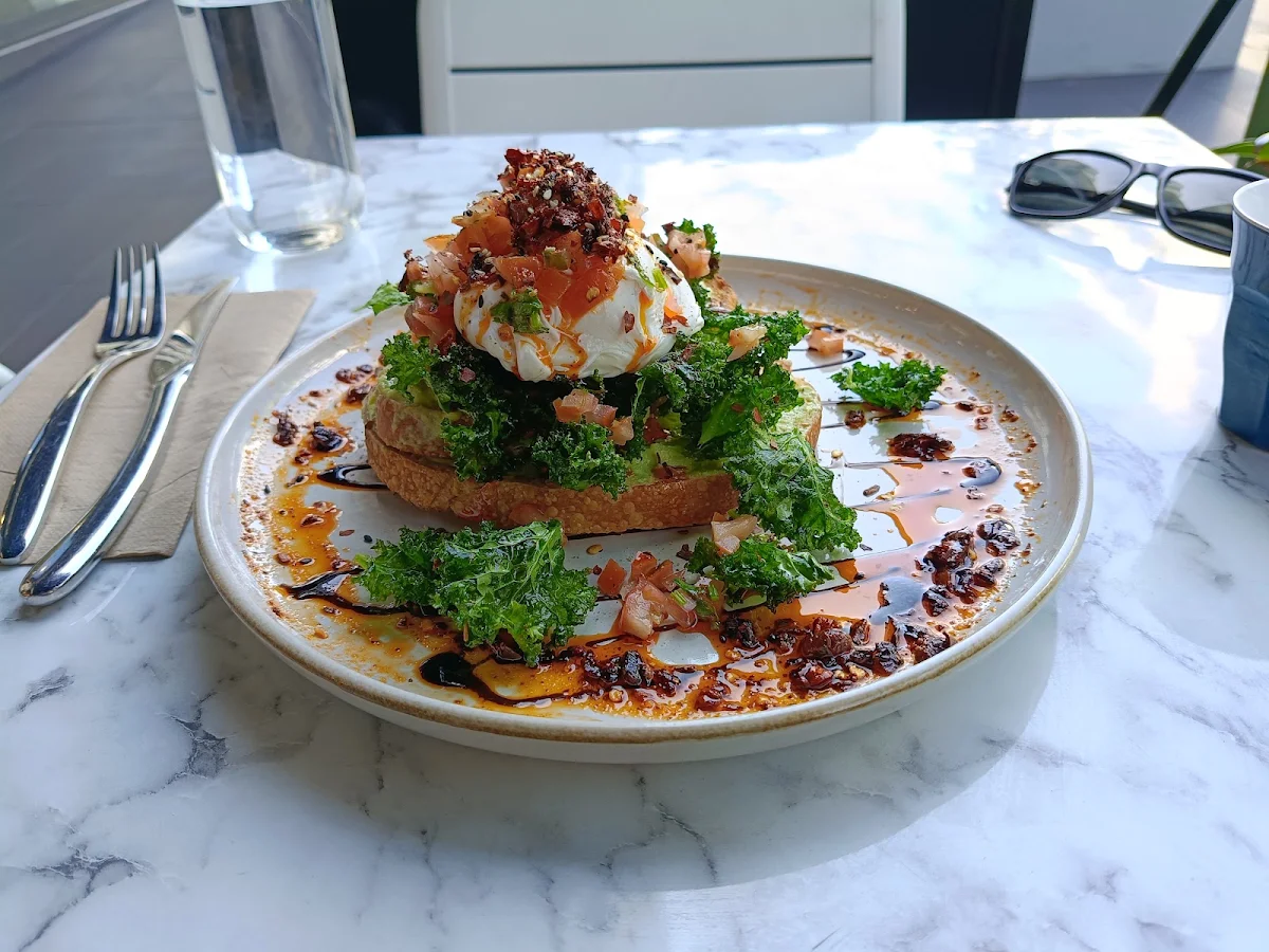Chili Eggs Avo on Toast