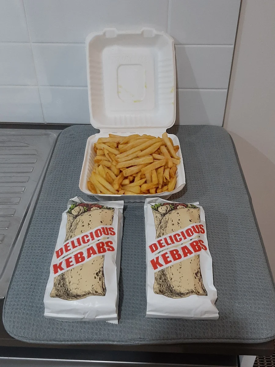 Large Chips and Two Kebabs