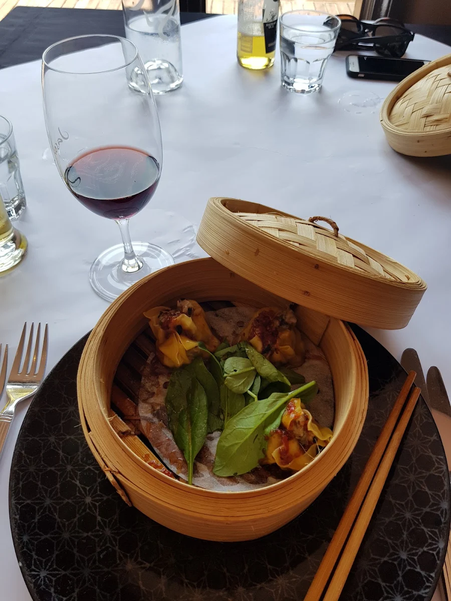 Dumplings, Jason's Restaurant at Bradford Estate Winery
