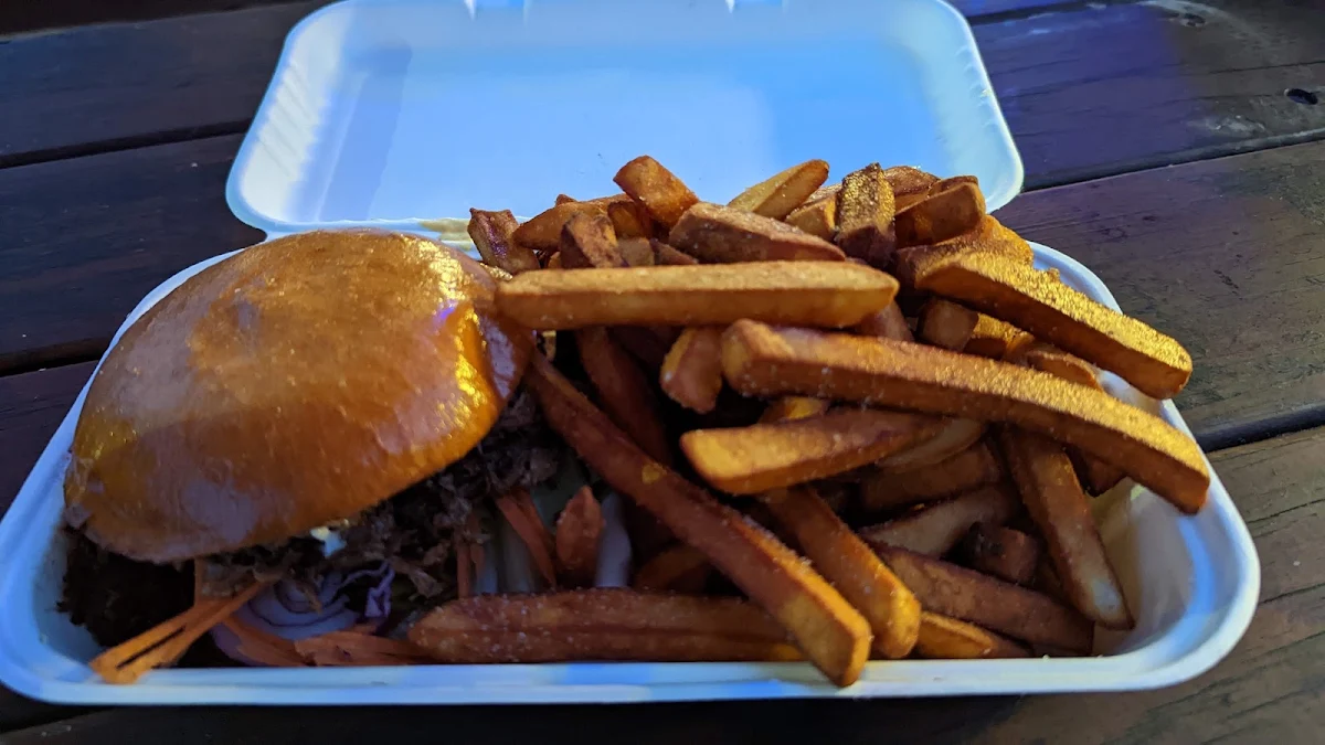 Veg Burger with Loaded Fries