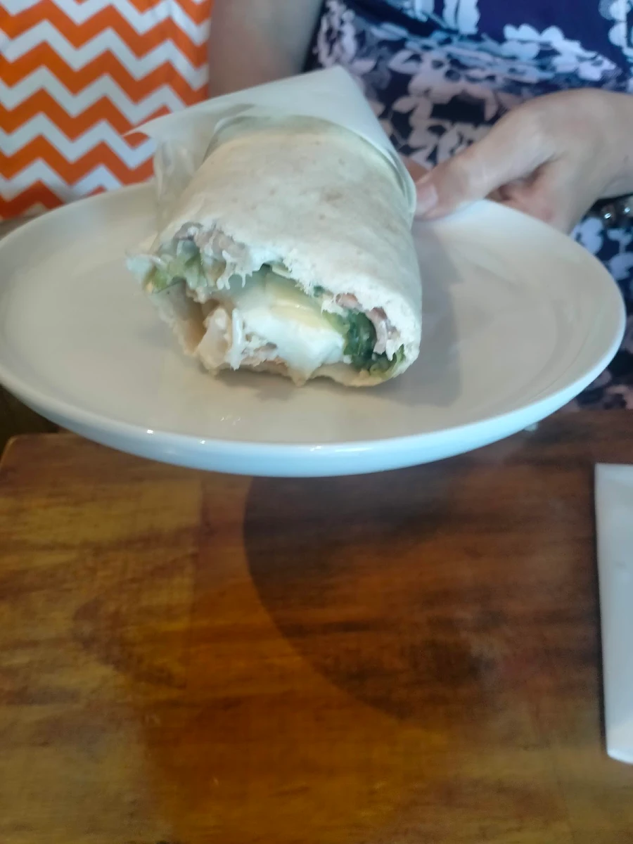 Chicken Wrap, Lot 7 Espresso Bar