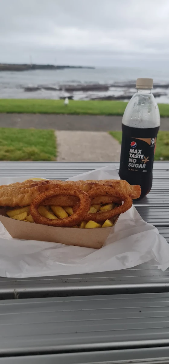 Fish and Chips and Calamari Rings