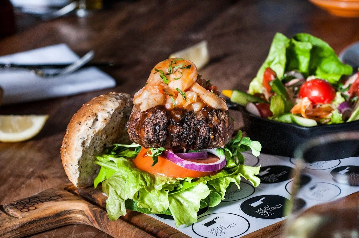 Surf & Turf Burger, Meat District Co.