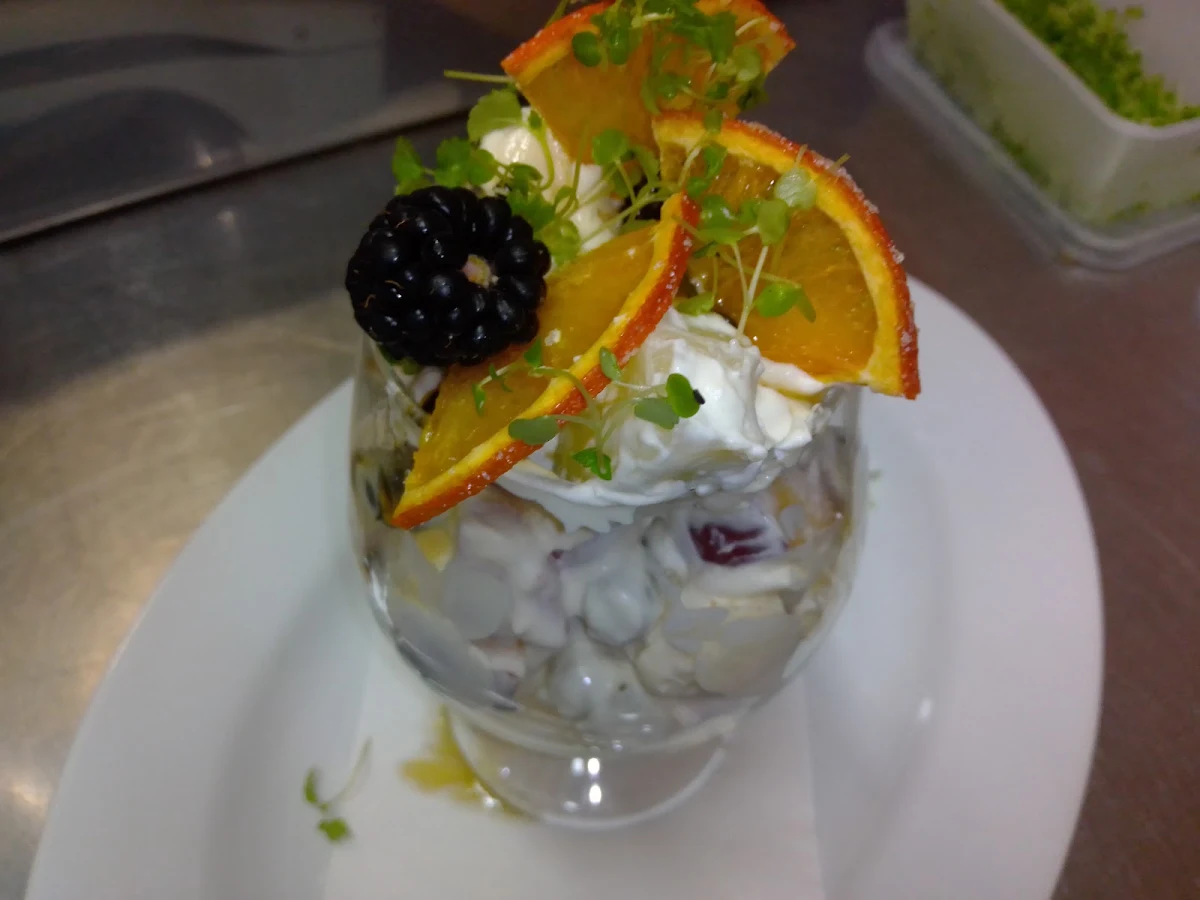 Eton Mess- Berry and Fruit Meringue Smashed with Whipped Cream
