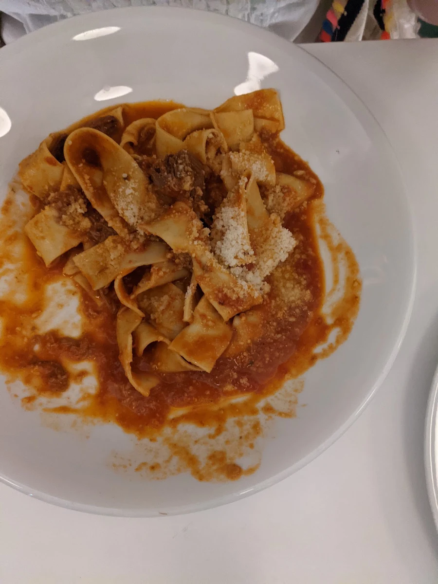 Pappardelle Al Sugo with Beef Ragù Basil & Pecorino
