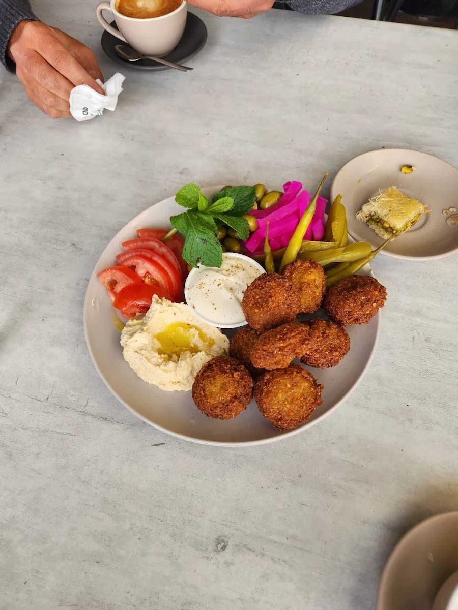 Falafel and Hummus Plate