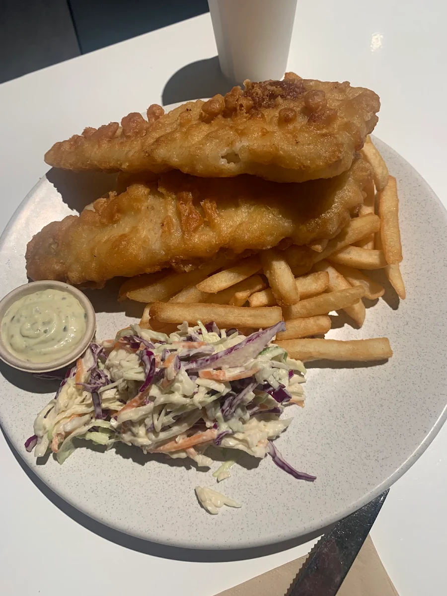 Beer Battered Fish & Chips
