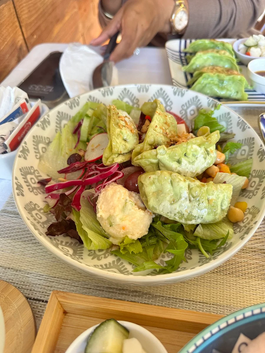 Dumpling Salad, TFP (The Flying Pan)