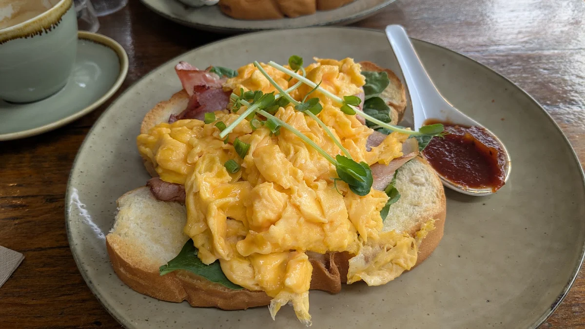 Scrambled Eggs on Toast