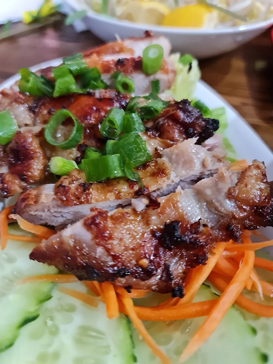 Grilled BBQ Pork on Rice