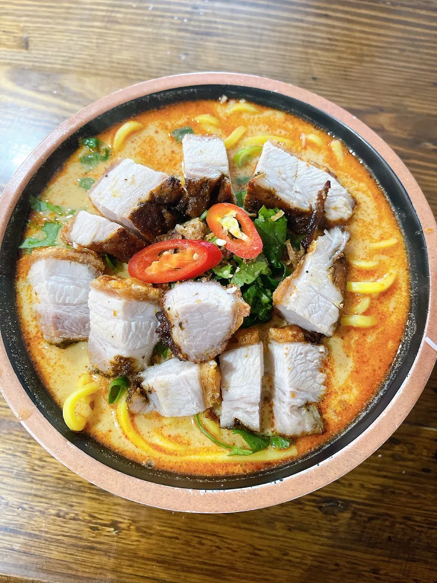 Laksa Crispy Pork Belly