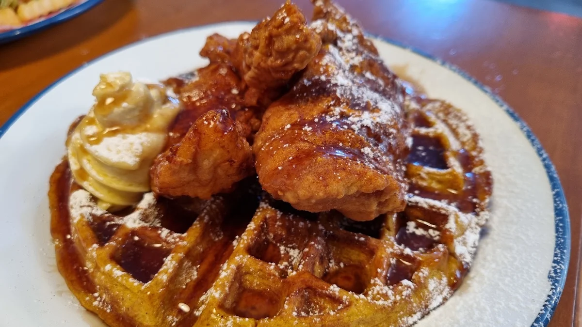 Pumpkin Spice Waffle and Fried Chicken
