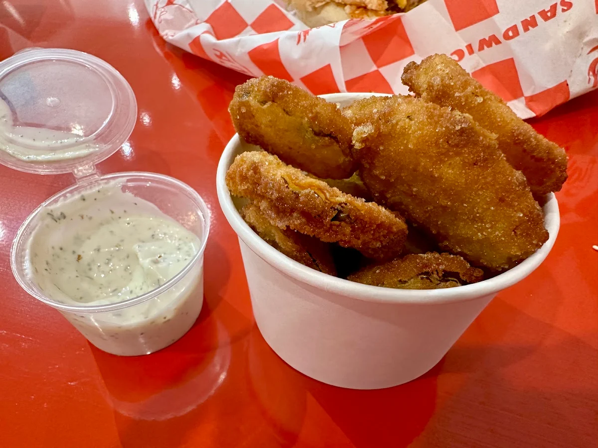 Fried Pickles, Saul’s Sandwiches
