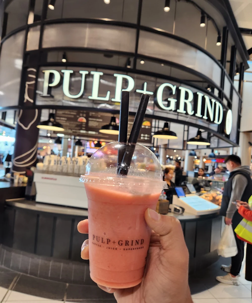 Watermelon Juice, Pulp & Grind Sydney International Airport
