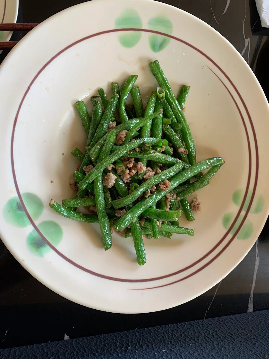 Stir Fried Green Beans with Pork Mince