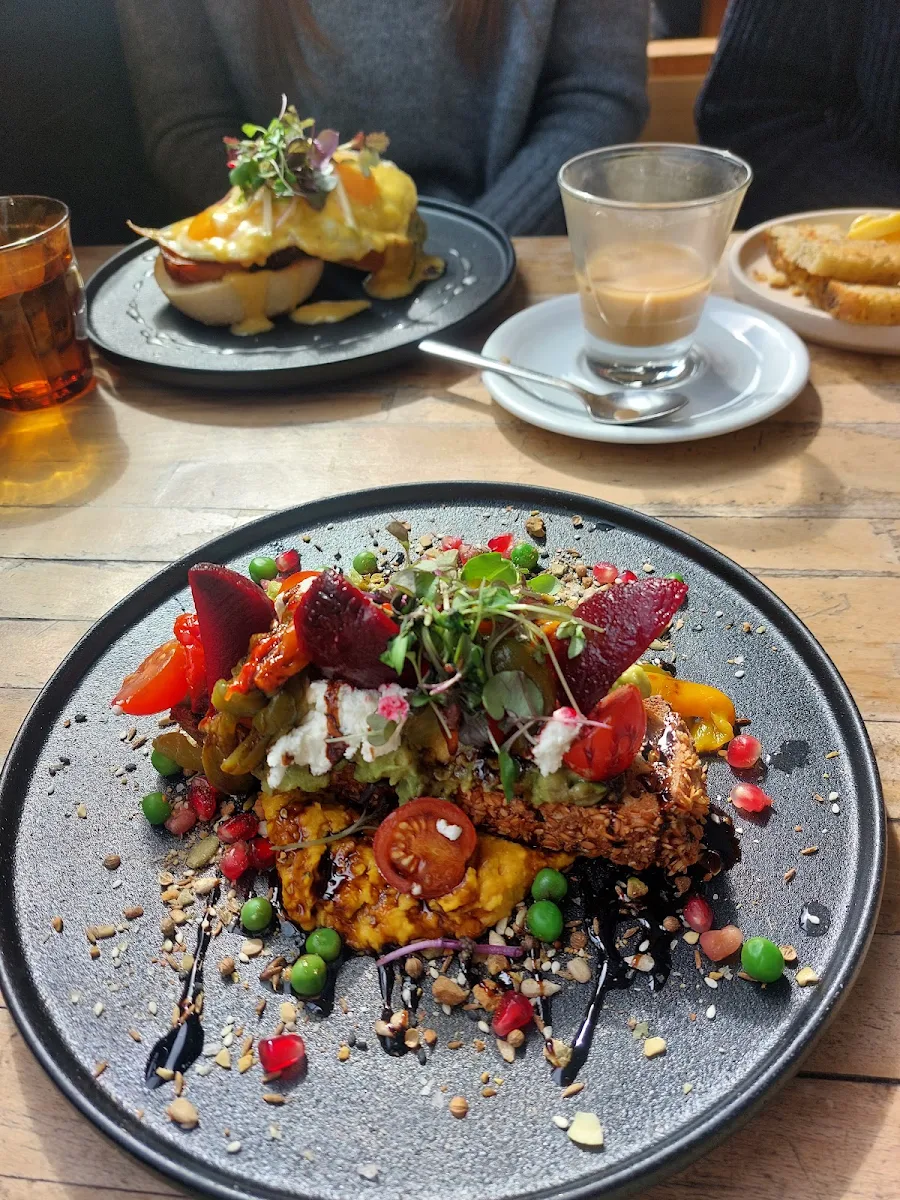 Open Pulled Pork Sandwich