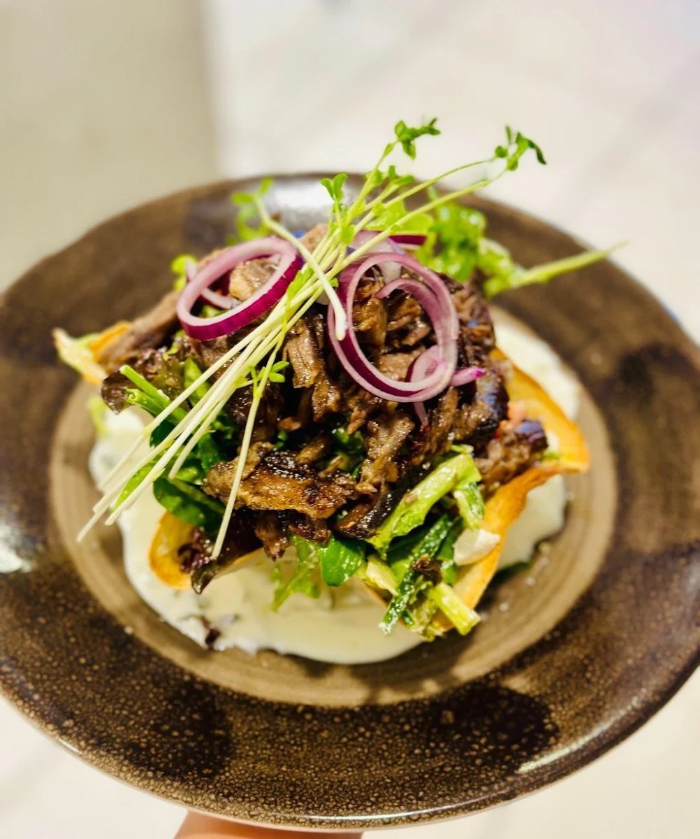 Rasa Classic Pulled Lamb Benedict