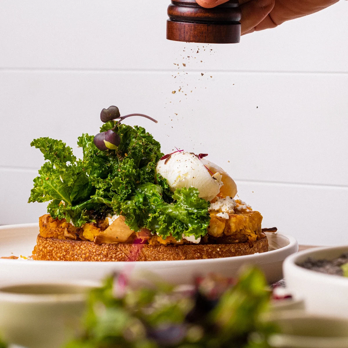Smashed Avocado Stack, The T-Spoon Cafe Kingswood
