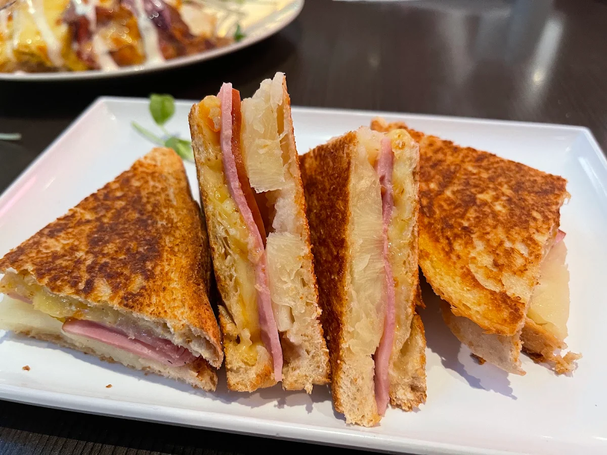 Toasted Ham Cheese and Pineapple