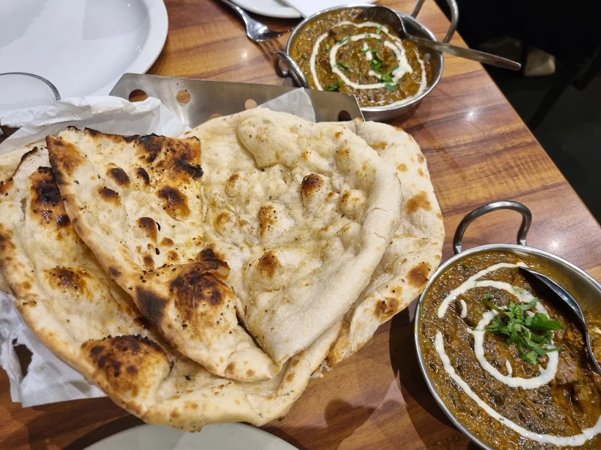 Lamb Curry with Garlic Naan