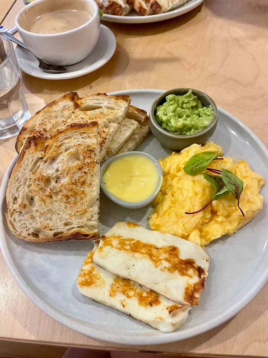 Walrus Omelette Truffled Mushrooms Double Brie Chimichurri Grilled Sourdough