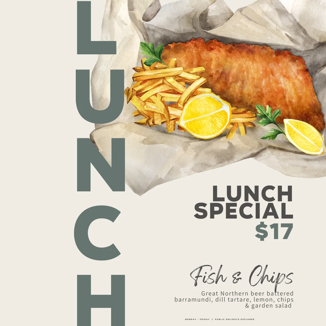 Fish & Chips, Bligh Park Hotel