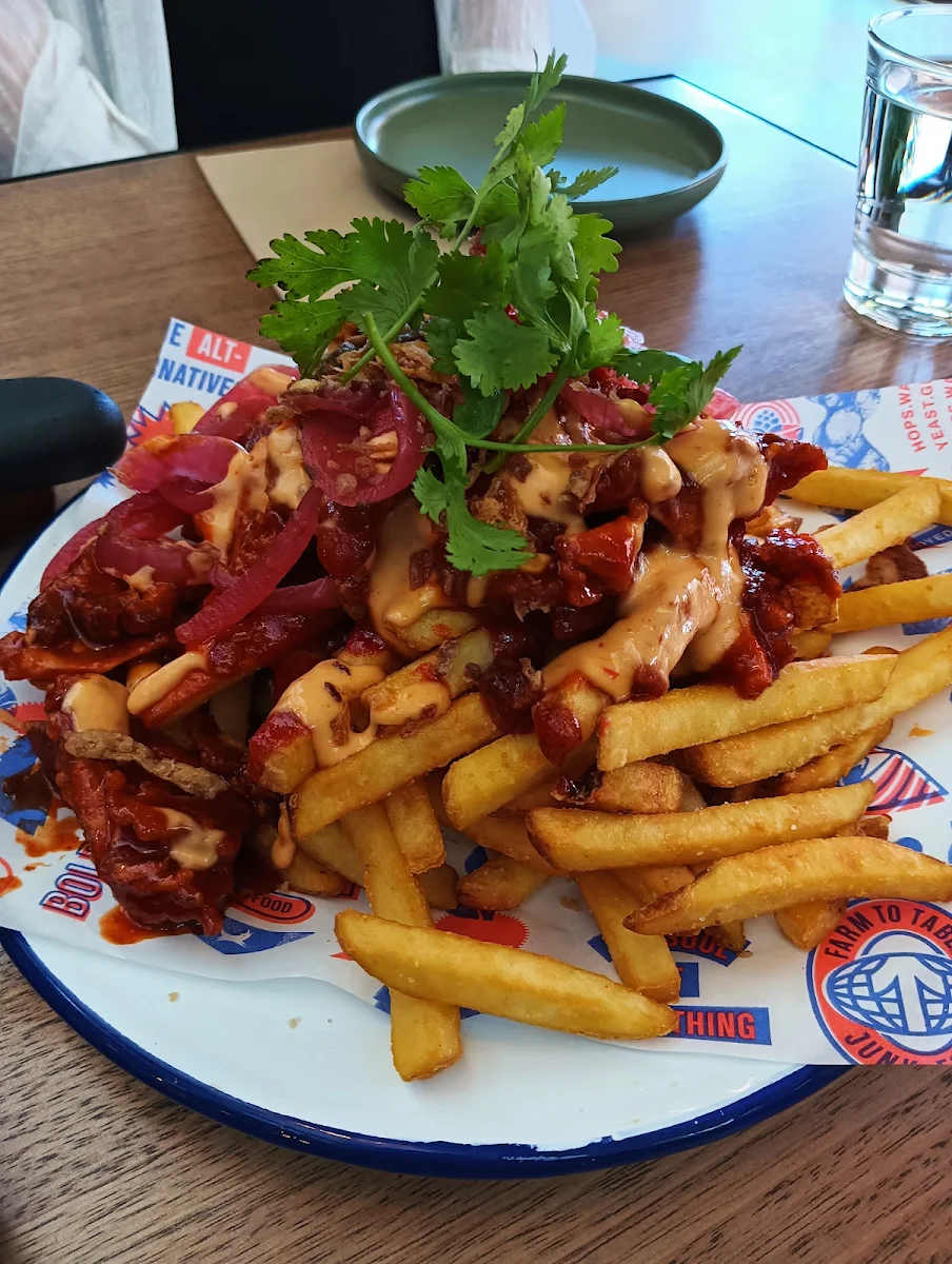 Korean Chicken Loaded Fries