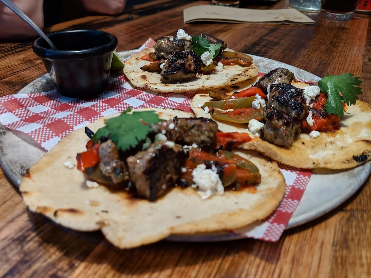 Carne Asada Tacos, Grinners Dive Bar