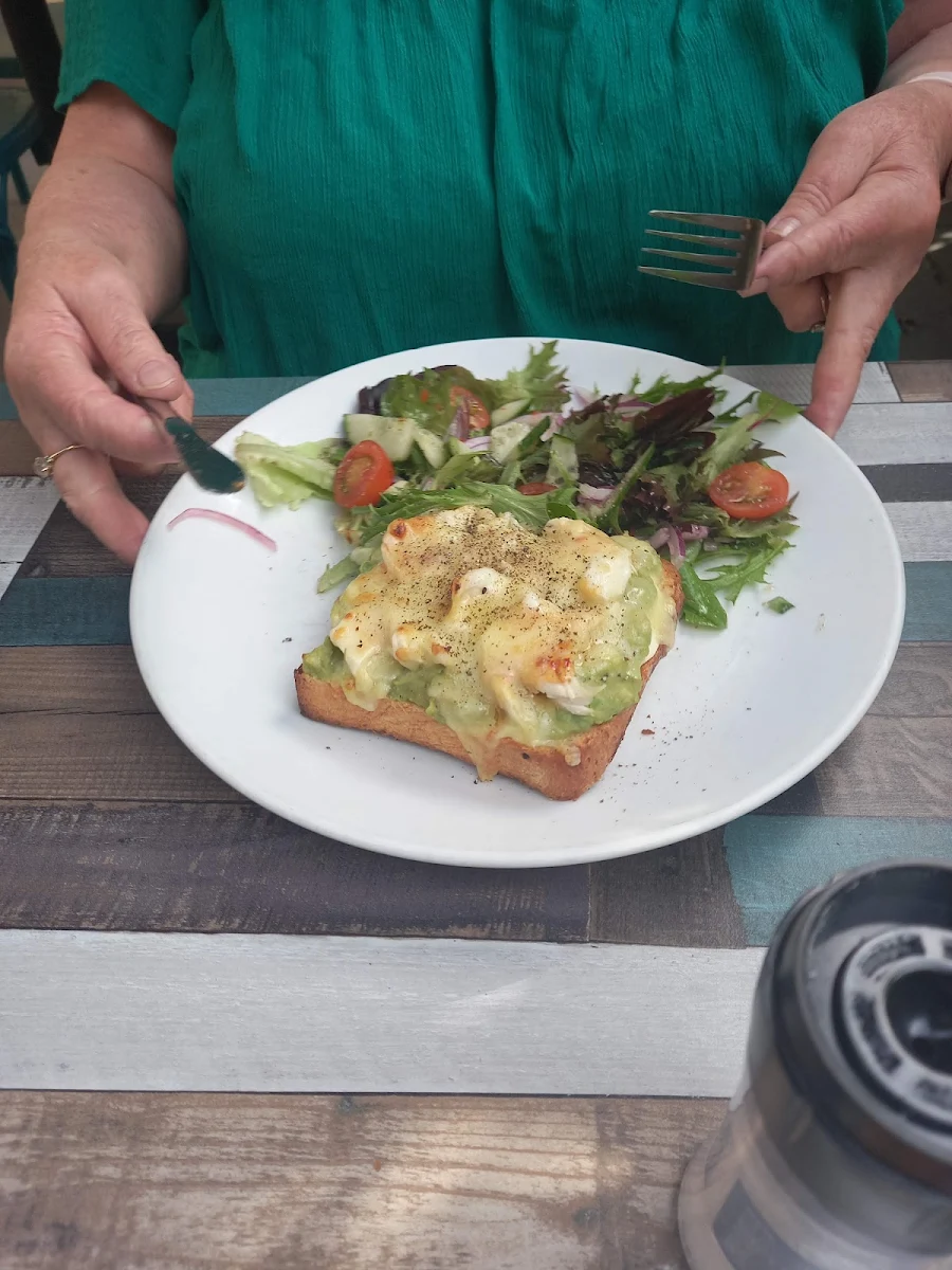 Grilled Chicken and Pineapple on Toast