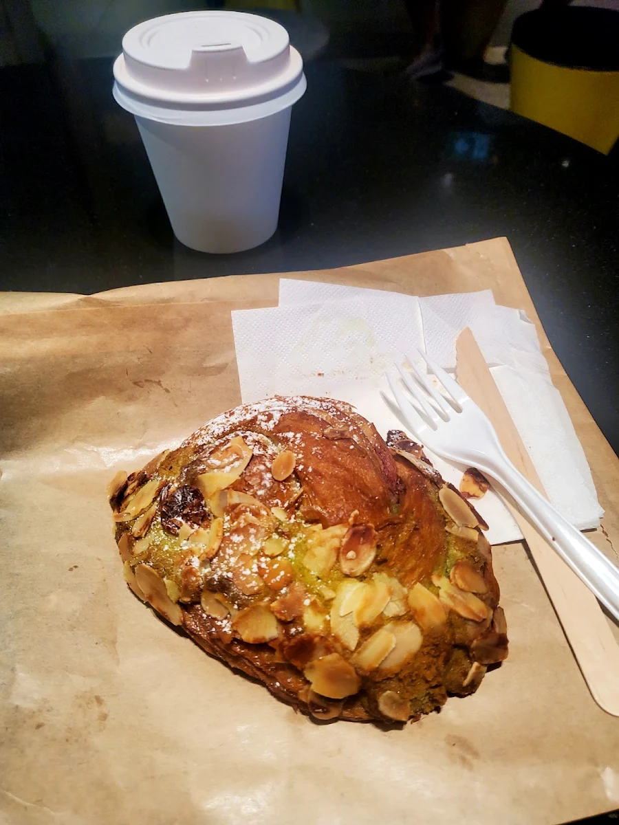 Raspberry & Pistachio Croissant
