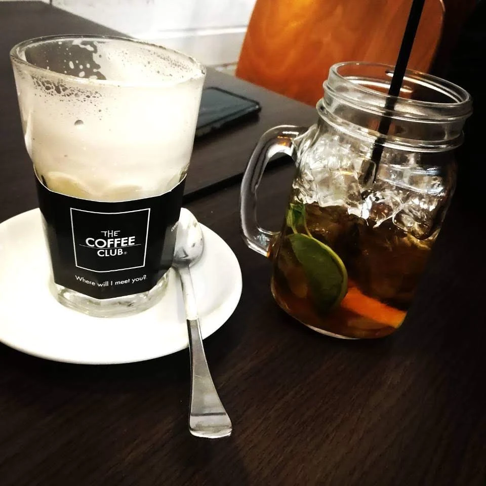 Iced Long Black, The Coffee Club Café - Majura