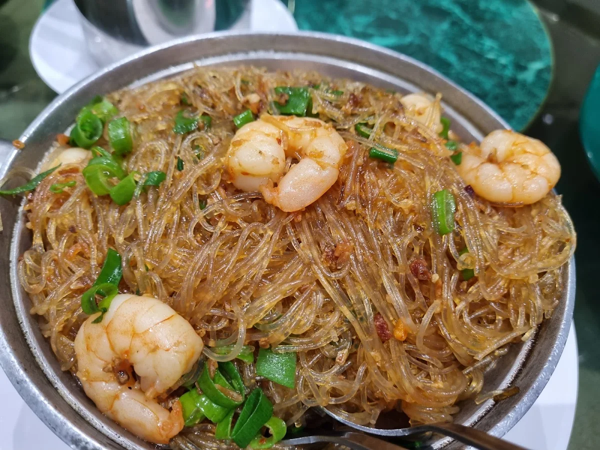 XO King Prawn with Clear Rice Vermicelli