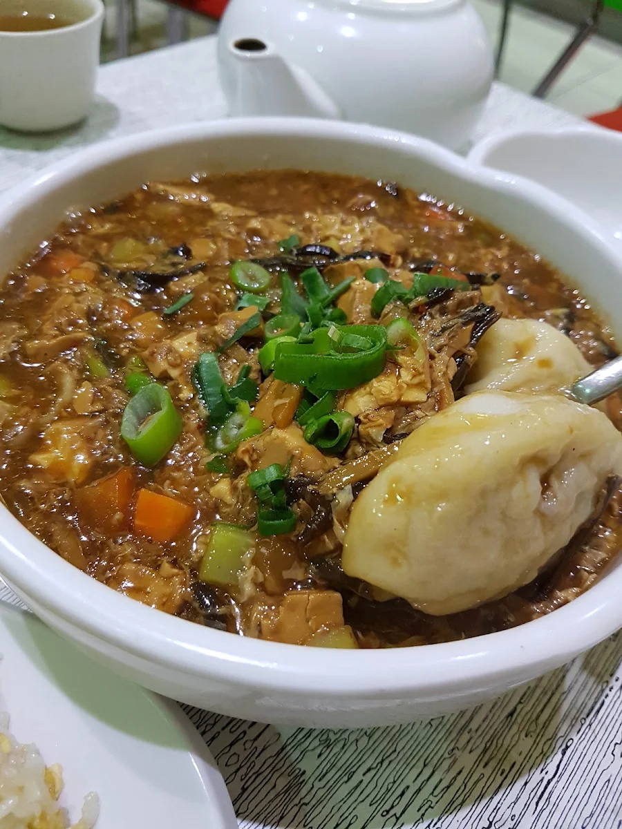 Hot and Sour Dumpling Soup