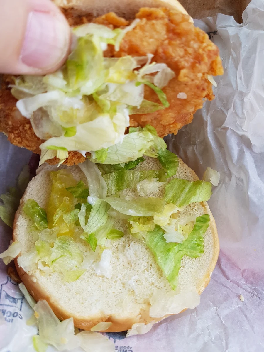 Very Dry Zinger Burger