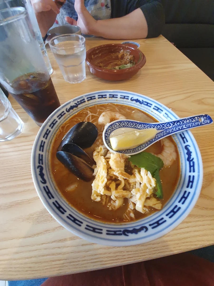 Seafood Laksa Noodle Soup