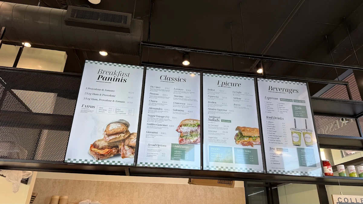 Menu, Delisia Panino & Espresso Zetland
