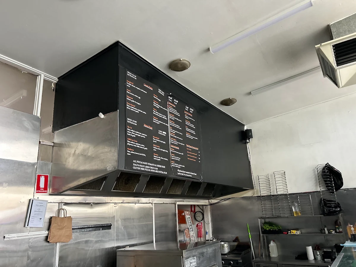 Menu, Pizza Roma
