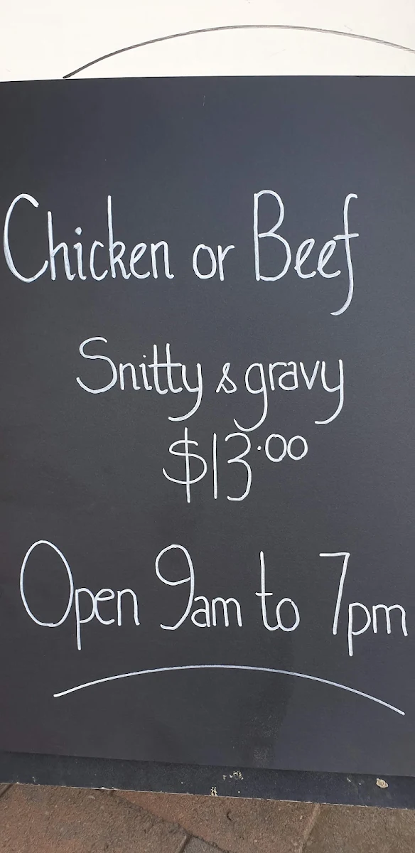 Menu, Cafe Moonta - Takeaway & Dine in
